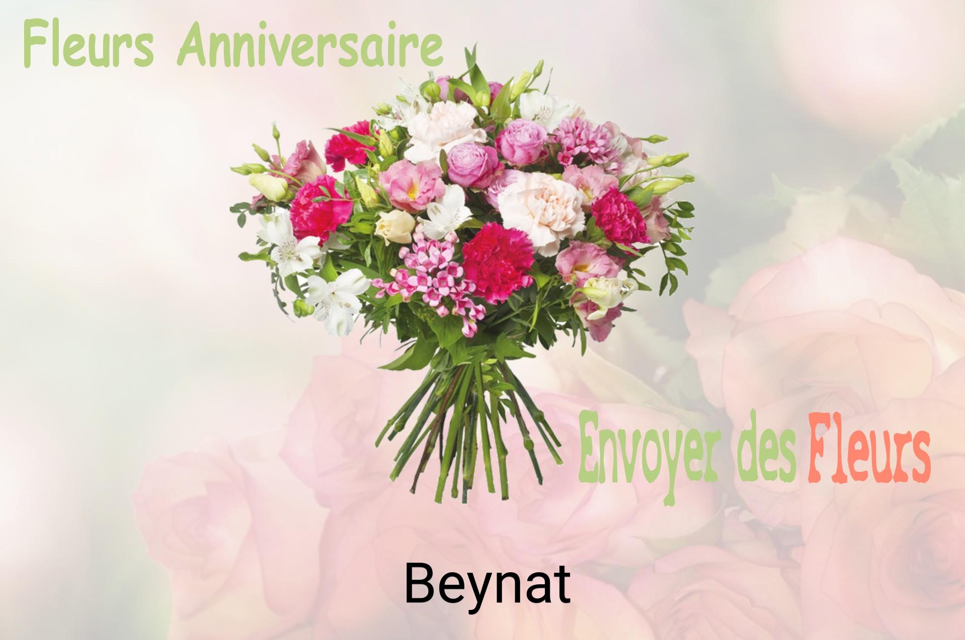 Bouquet de fleurs d’anniversaire livré à Beynat